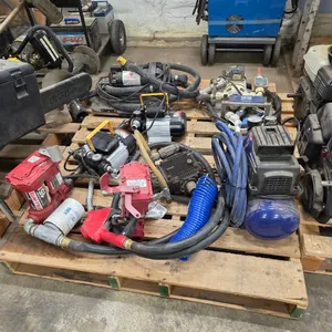 Fil-Rite 15gmp hose & nozzle w/ Campbell & Hausfeld 110PSI air compressor & 2) electric oil pumps