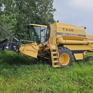 1995 New Holland TX66 Combine w/ p/u Header & Chopper, S/N 82909033