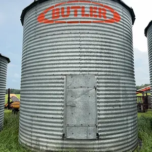 Butler 14‘ x 4 Ring Grain Bin, Wood Floor (Marked B12)