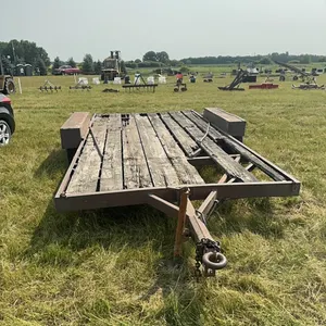 16’x8’ bumper pull trailer tilt deck welded down