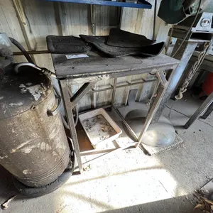 Shop Table, Tools and Oil Container w/ Pump
 UNRESERVED