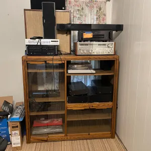 Entertainment Stand and Collection of Electronics