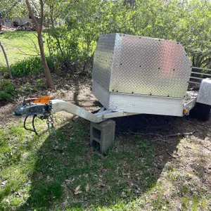 Bear Track Aluminum Motorcycle Trailer (No Title)