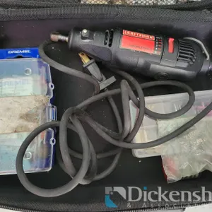CRAFTSMAN VARIABLE SPEED TOOL W/ ACCESSORIES, ATTACHMENTS, CASE