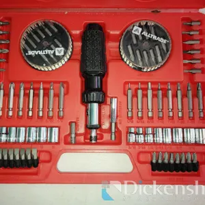 ALLTRADE BIT AND SOCKET SET IN CARRY CASE