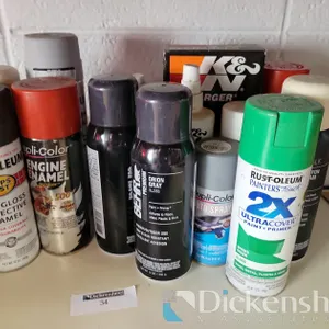 VARIOUS SPRAY PAINT/PRIMER, PROTECTIVE ENAMEL