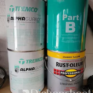 ALPHA GUARD PART B AND YELLOW STRIPING PAINT