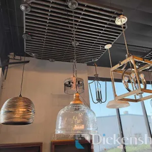 (6) HANGING CEILING LIGHTS