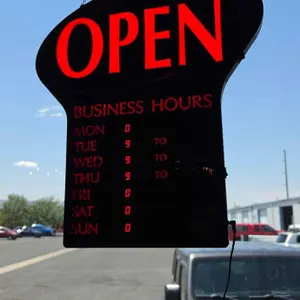 ELECTRONIC OPEN BUSINESS HOURS SIGN