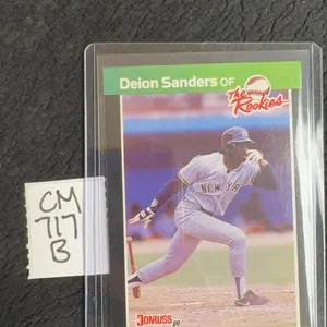 Deion Sanders The Rookies Baseball Card