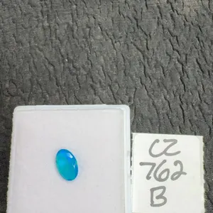 1.0 Carat Natural Blue Untreated Oval Cut Opal Gemstone, 6.5mm x 9.8mm, Retail $140