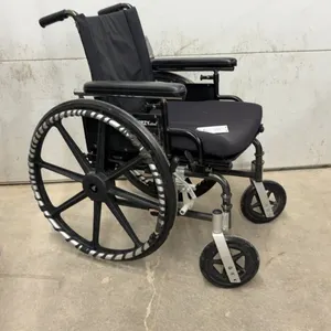 Breezy Ultra 4 Wheelchair with Roho Essential Cushion, Black and White Wheels