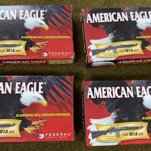 80 rnds American Eagle 7.62x51mm Ammo