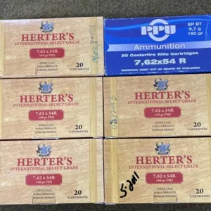 120 rnds 7.62x54R Ammo
