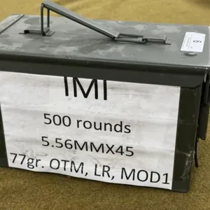 500 rnds IMI 5.56mm Ammo & Can
