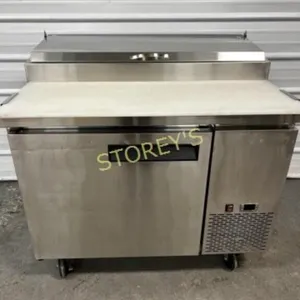 44" Refurb Refrigerated Pizza Prep table on Wheels
