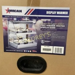 NEW Omcan 2 Tier 25" Table Top Display Warmer