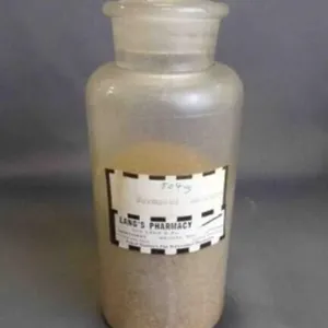 Antique Glass Pharmacy Herb/Seasoning Bottle w/Lid