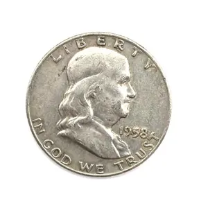 1958-D Franklin Half Dollar