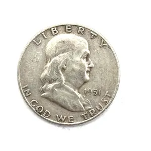 1951-S Franklin Half Dollar
