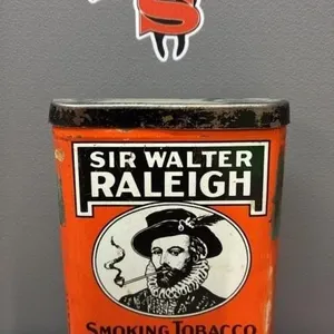 Sir Walter Raleigh Pocket Tobacco Tin.
