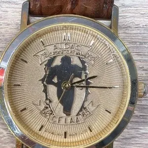 Bulova 10kt Gold Face CFLAA Personalized