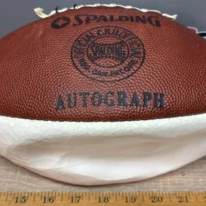 Spalding Autograph Football. Unsigned.