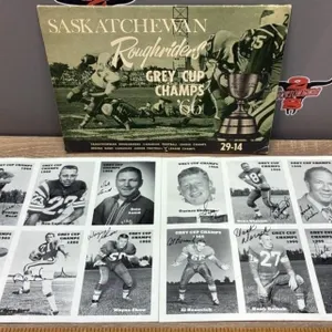 Sask. Roughrider 1966 Grey Cup Champs 1967
