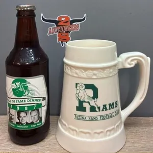 Regina Rams Beer Stein (Cracked/Chipped) & Molson