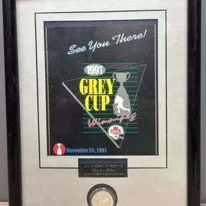 1991 Grey Cup Championship CFL Lineman of Week #3