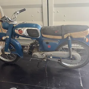 Honda S65 Motorcycle, 7,901 Miles Showing, Frame Serial No.: S65YA0092S4