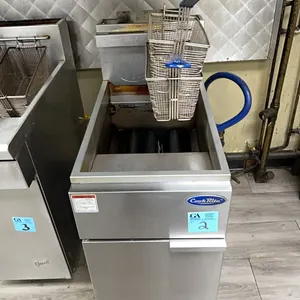 CookRite gas deep fryer, model ATFS-40, with 2 baskets