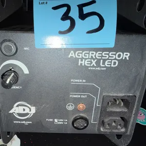 2 ADJ Aggressor HEX LED DJ Effect Lights – RGBAW+UV Lighting Fixtures
