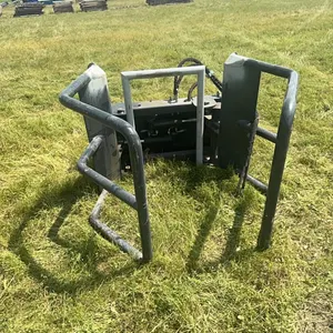 Skidsteer bale grab