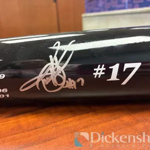 SIGNED TODD HELTON BASEBALL BAT