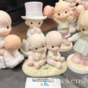 (4) PRECIOUS MOMENTS PORCELAIN FIGURINES