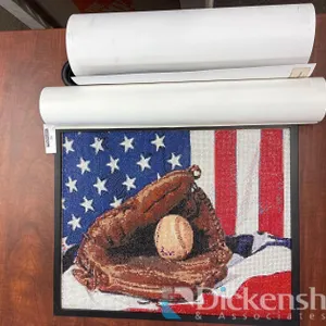 BASEBALL DIAMOND ARTWORK & (2) POSTERS