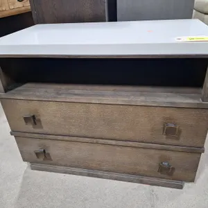Universal Furniture 2 Drawer Night Stand, 32"x17"x24"