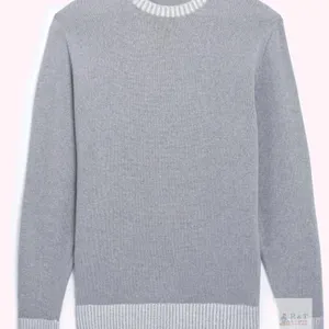 New Size LARGE Women's PrinStory Super Soft Midweight Knit Pullover Sweatshirt - Light Grey