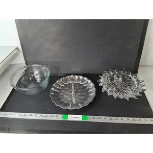 Glass Candleholder, Mixing Bowl, Candy Serving Dish