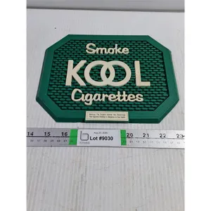 Vintage Rubber Kool Cigarettes Bar Mat-9.5"x7.5"