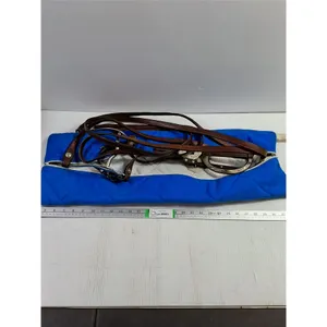 Show Bridle w/Long Shank Curb Bit,Split Reins and Storage Bag