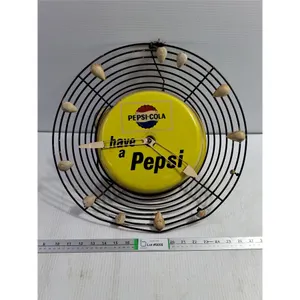 Vintage Pepsi-Cola "Teardrop" Sunburst Wall Clock-unknown if working-as is