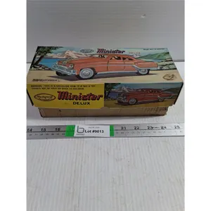 Vintage Minister Deluxe Mechanical &Automatic Toy Car in Original Box