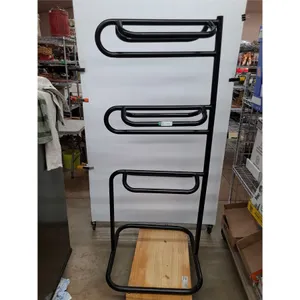 (1)  3-Tier Saddle Rack in Black Powder Coated Steel-30"x68"