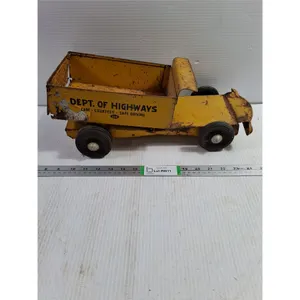 Vintage Minnitoy "Dept. of Highways" Dump Truck-missing cab