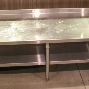 83" STAINLESS STEEL EQUIPMENT STAND W/ UNDERSHELF