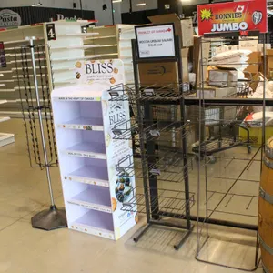 4 VARIOUS PRODUCT DISPLAY STANDS