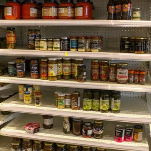 SECTION OF ASSORTED CANNED FOOD INGREDIENTS