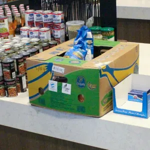 LARGE LOT OF CANNED GOODS, FLOUR, FOOD